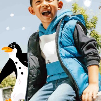 CHALECO ACOLCHADO REVERSIBLE 018 DARK CERULO