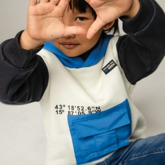 SUDADERA BOLSILLO 018 CERULO