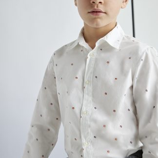 CAMISA ESTAMPADA 052 BLANCO