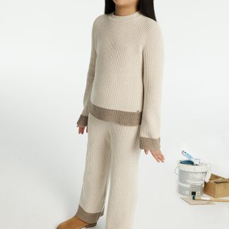 CONJ. PANT Y JERSEY TRICOT 095 PIEDRA VIG
