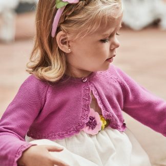 REBECA BOLERO BASICA TRICOT 045 ORQUIDEA