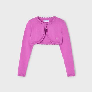 REBECA BOLERO BASICA TRICOT 092 ORQUIDEA