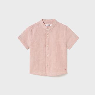 CAMISA CUELLO MAO C/LINO 070 TEJA