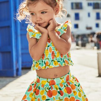 CONJ. 3 PIEZAS ESTAMPADO C/DIADEMA 010 AGUA