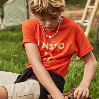 CAMISETA TEXTO 024 TANGERINE