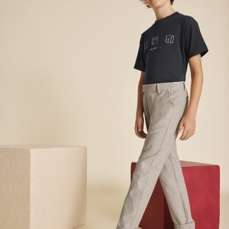 PANTALON VESTIR C/LINO 024 CAMEL