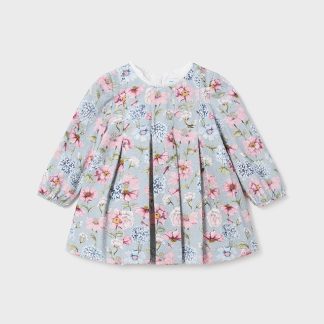 VESTIDO JACQUARD 038 BLUEBELL