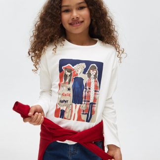 CAMISETA M/L NIÑAS 076 CRD-MARINO