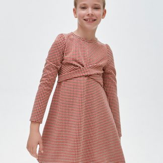 VESTIDO PUNTO JACQUARD 016 ROJO