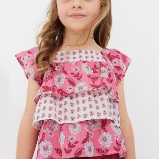 BLUSON ESTAMPADO COMBINADO 022 PEONIA