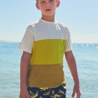 CAMISETA M/C BLOCKING 014 AZUFRE