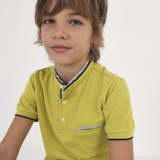 POLO M/C CUELLO MAO 036 AZUFRE