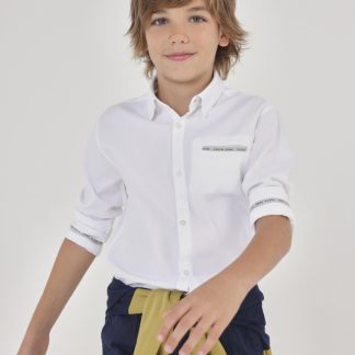 CAMISA M/L VESTIR 040 BLANCO