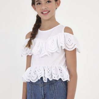 BLUSON PUNTO PERFORADO 078 BLANCO