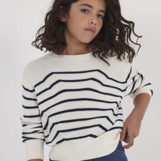 JERSEY 037 CREMA-MARINO