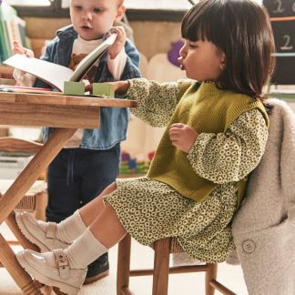 VESTIDO C/CHALECO 036 ACEITE