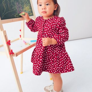 VESTIDO PUNTO ESTRUCTURA 040 ROJO