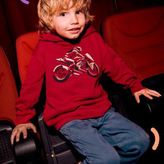 SUDADERA GRAFICA 066 ROJO