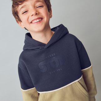 SUDADERA CONTRASTE 049 MARINO