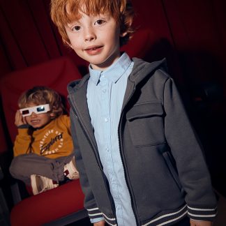 SUDADERA CREMALLERA 080 PIZARRA