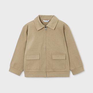 SUDADERA CREMALLERA PIQUE 087 TRIGO