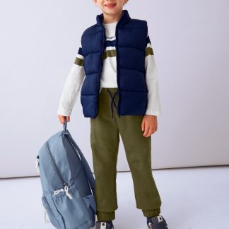 CONJUNTO CHALECO 027 AZUL-OLIVA