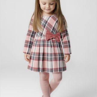 VESTIDO CUADROS TERCIOPELO 041 MAQUILLAJE