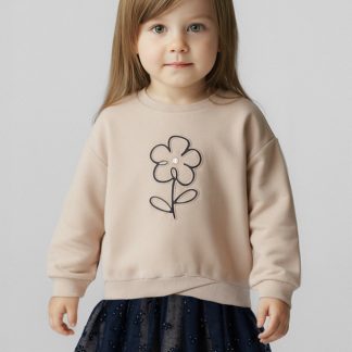 CONJUNTO FALDA TUL Y SUDADERA 076 MARINO