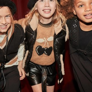 CONJ. JERSEY JACQUARD Y PANT. CORTO 093 CAMEL