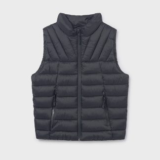 CHALECO LIGERO ACOLCHADO 086 NEGRO