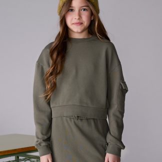 CONJUNTO FALDA CARGO Y SUDADERA 053 CAZA